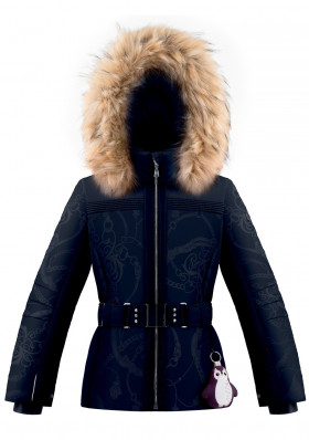 Children\'s girls jacket Poivre Blanc W21-1003-JRGL / A Ski Jacket-embo gothic blue